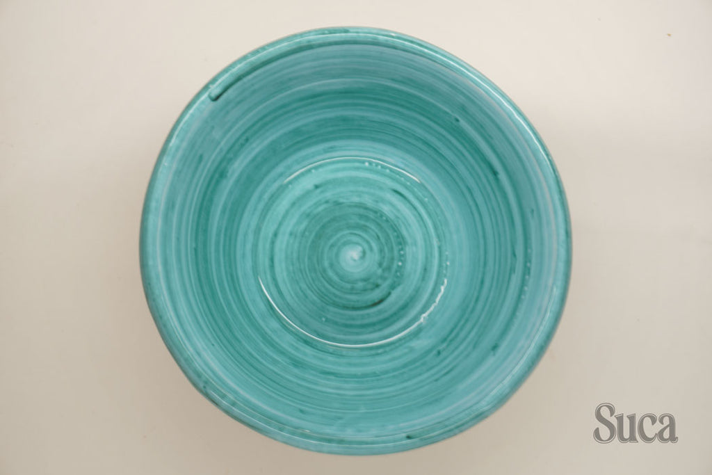 Bowl Cerâmico Lemmi pincelado na cor verde