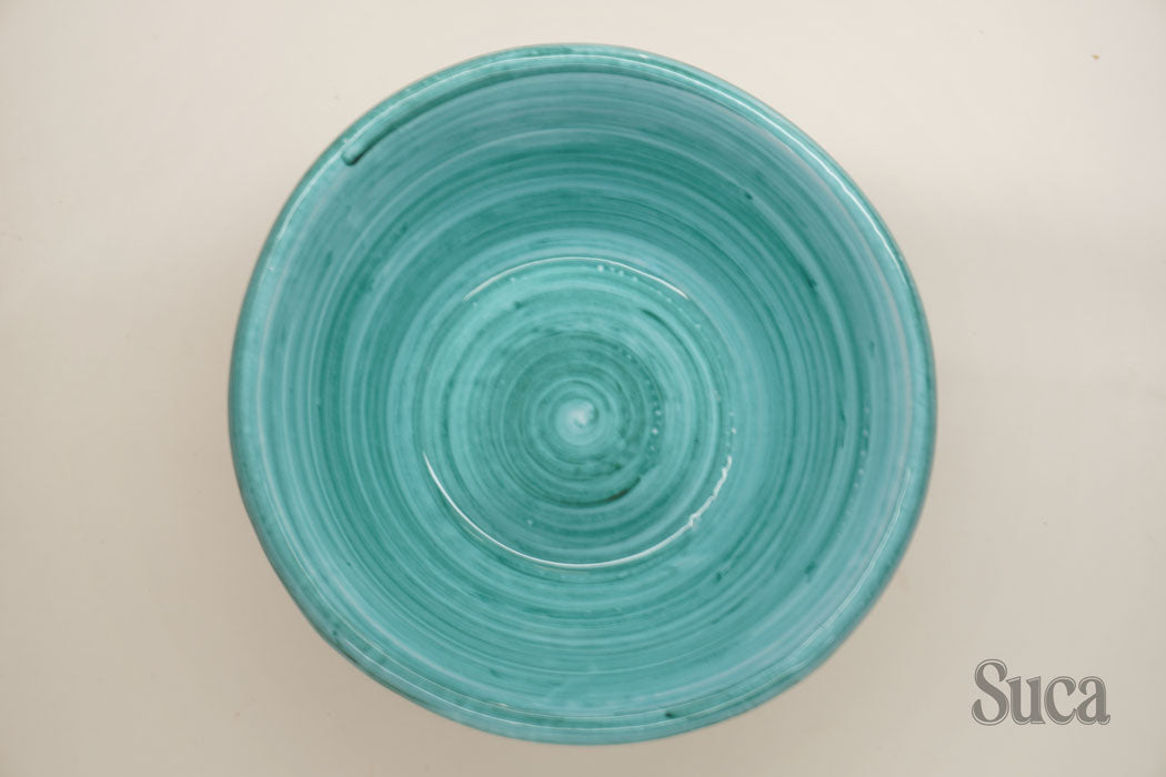 Bowl Cerâmico Lemmi pincelado na cor verde