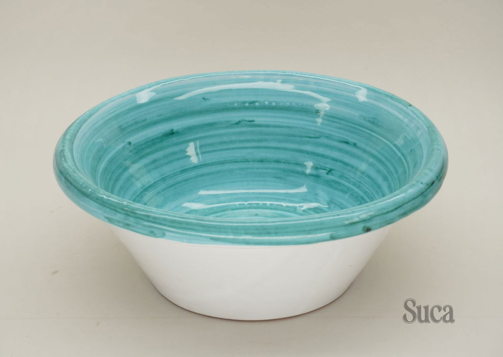 Bowl Cerâmico Lemmi pincelado na cor verde