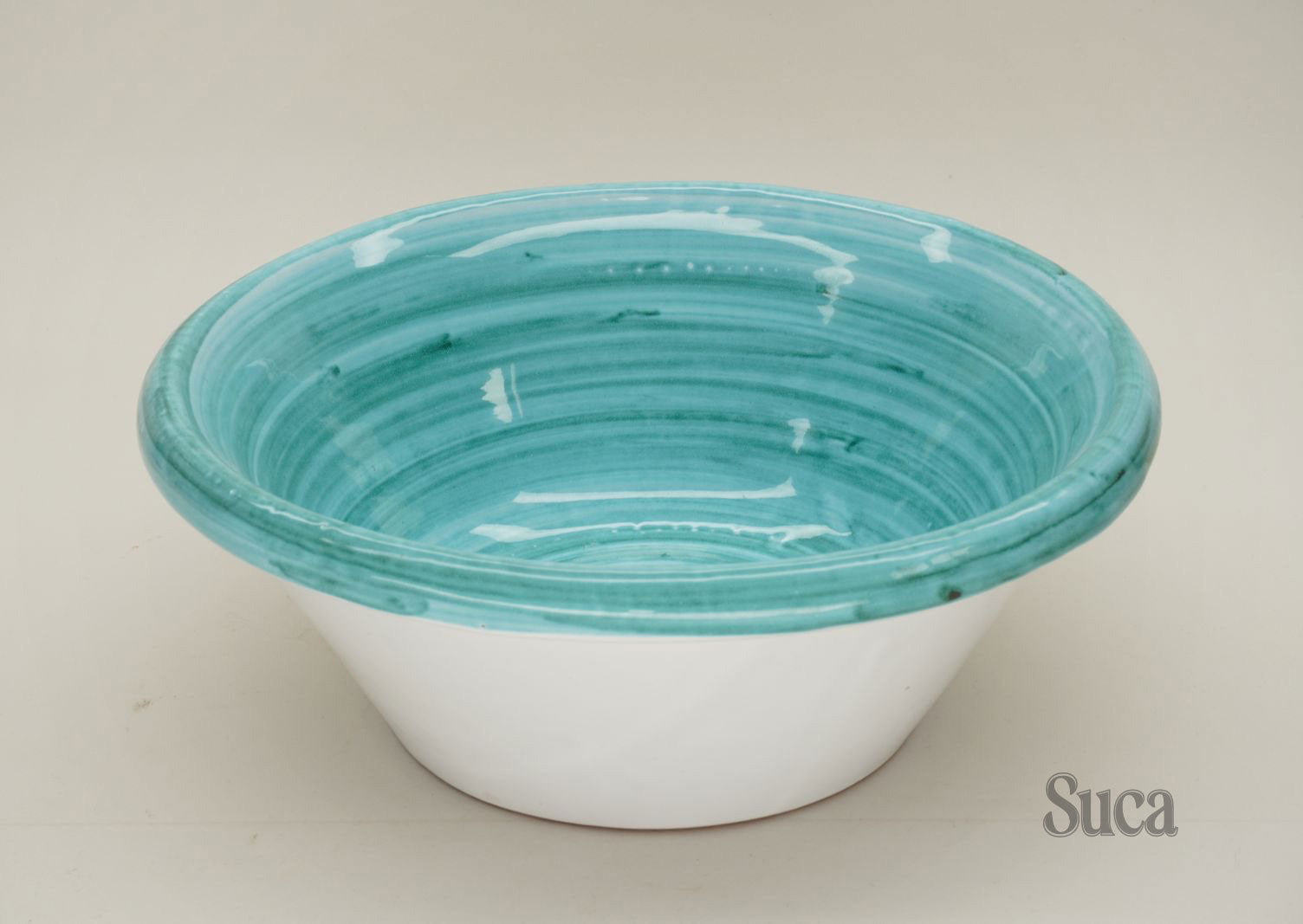 Bowl Cerâmico Lemmi pincelado na cor verde