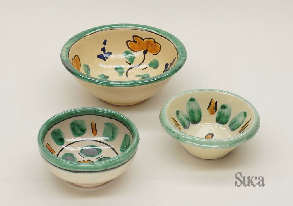 Burgio Fiore – Conjunto com  3 bolws de aperitivo