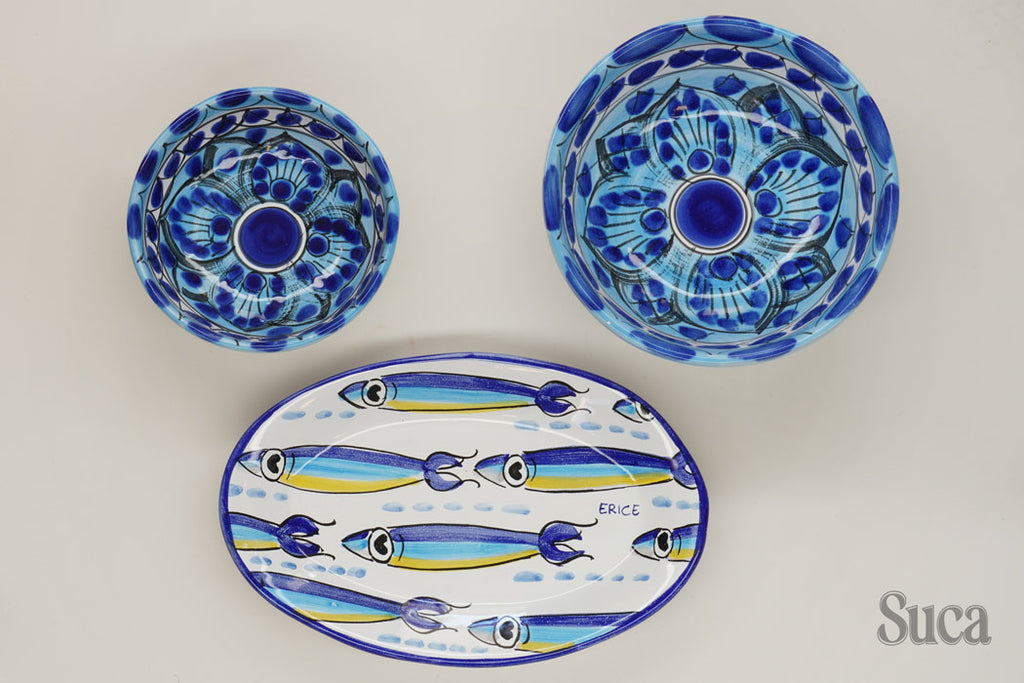 Erice Fiore – Conjunto com  3 bolws de aperitivo