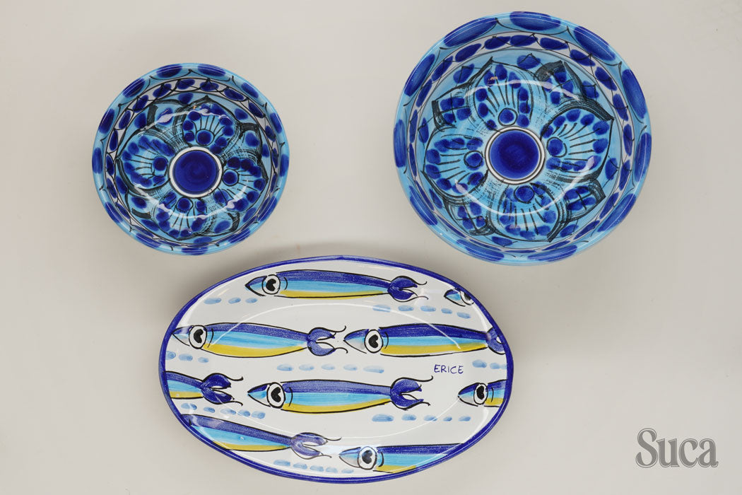 Erice Fiore – Conjunto com  3 bolws de aperitivo