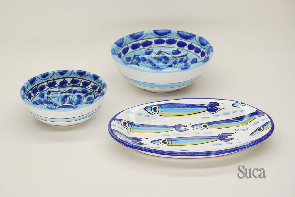 Erice Fiore – Conjunto com  3 bolws de aperitivo