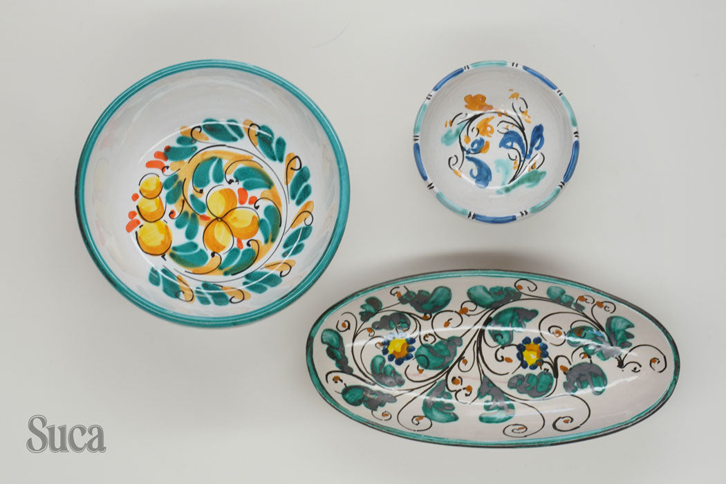 Sciacca Verde – Conjunto com  3 bolws de aperitivo