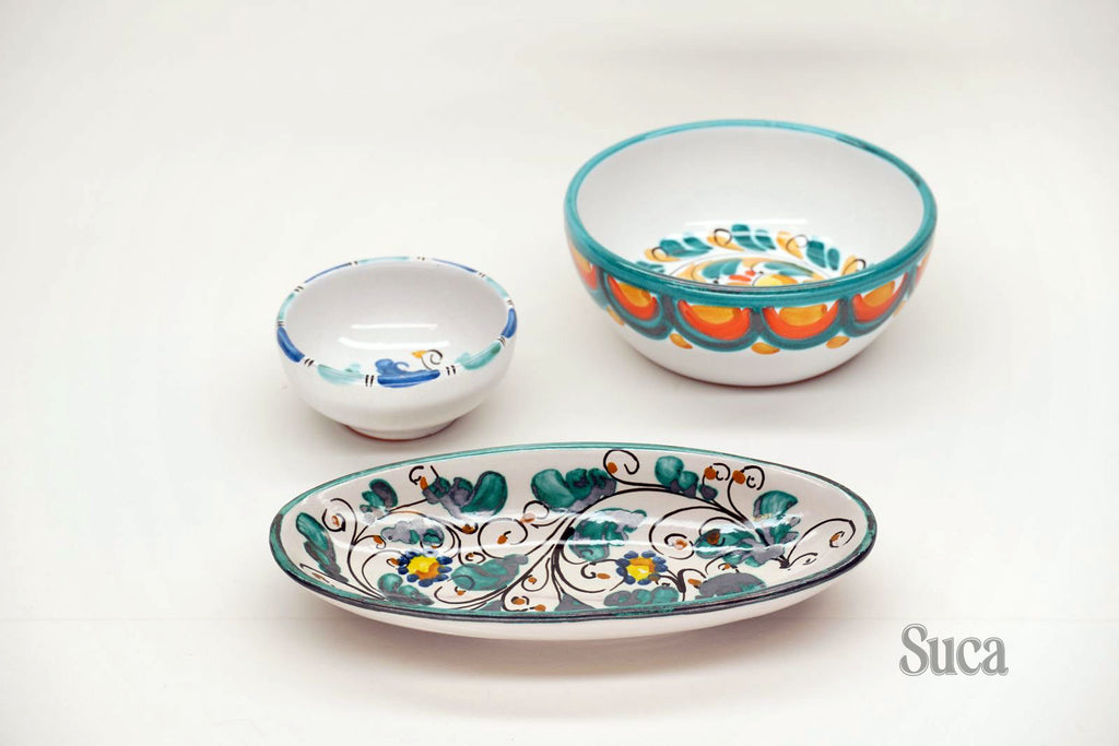 Sciacca Verde – Conjunto com  3 bolws de aperitivo