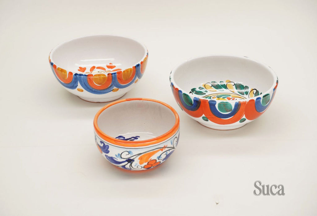 Sciacca Arancia – Conjunto com  3 bolws de aperitivo