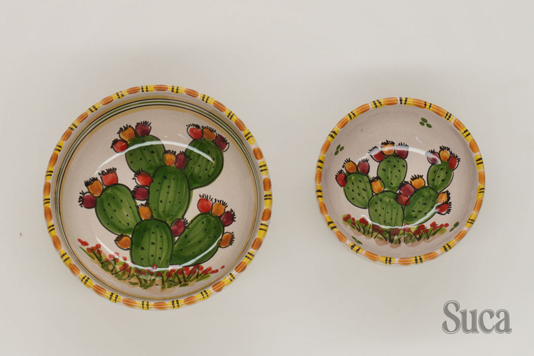 Catagirone Fichi – Conjunto com 2 bowls