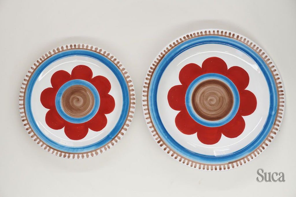 Piatti – Set de pratos com 8 peças ( 4 rasos e 4 sobremesas )