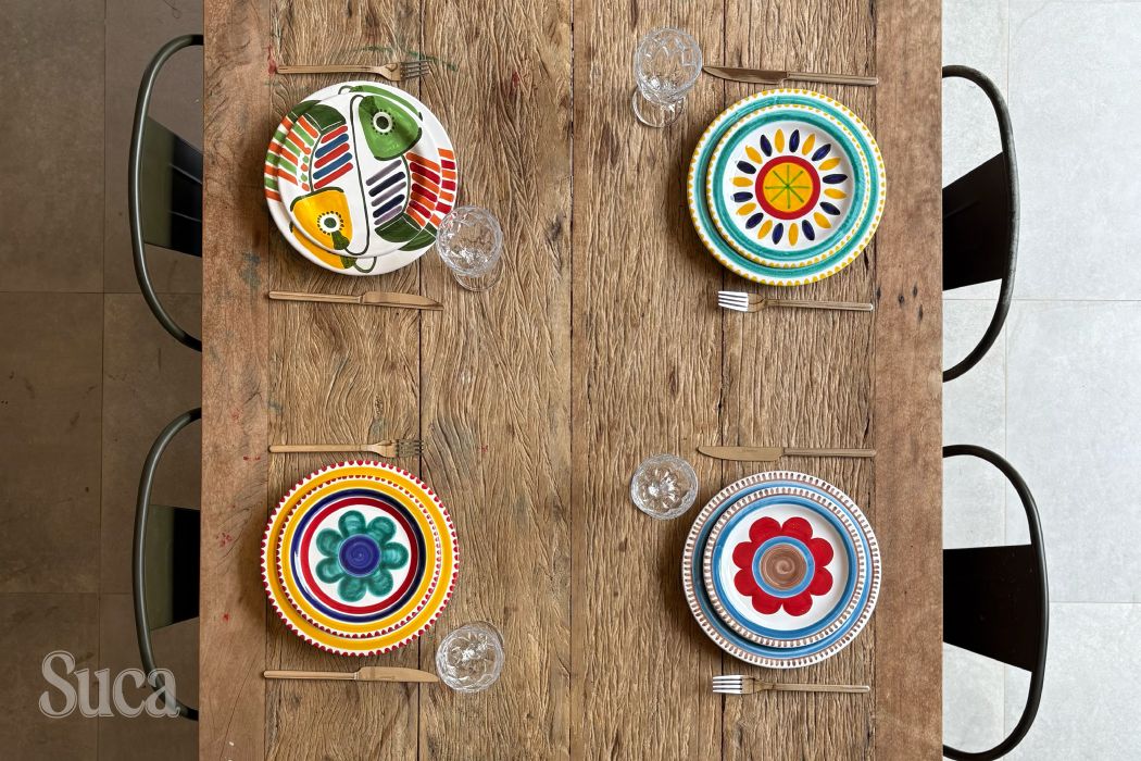 Piatti – Set de pratos com 8 peças ( 4 rasos e 4 sobremesas )