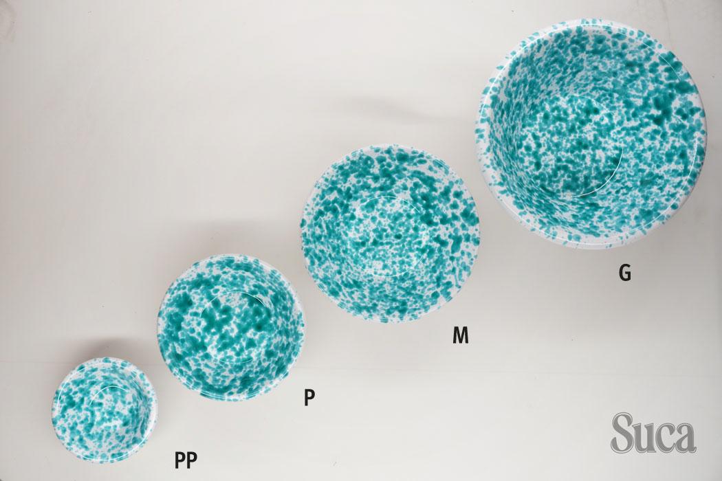 Bowl Cerâmico Lemmi gotejado na cor verde